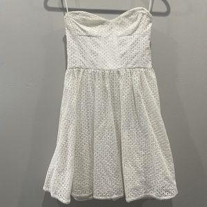 Vintage Small Strapless Juicy Couture Eyelet Dress